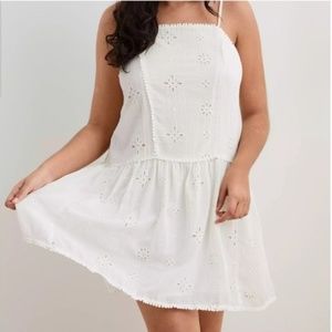 AERIE EYELET DRESS